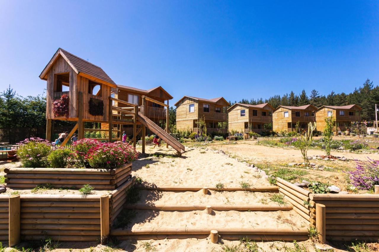 Cabana En Tunquen Con Parrilla, Fogon, Piscina Y Bosque 외부 사진