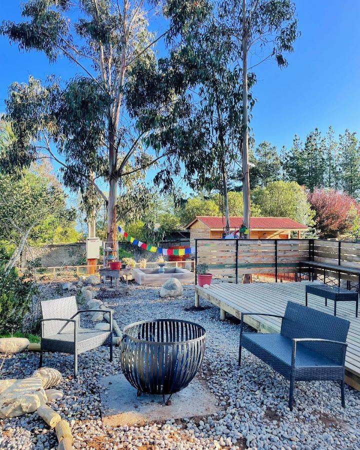 Cabana En Tunquen Con Parrilla, Fogon, Piscina Y Bosque 외부 사진