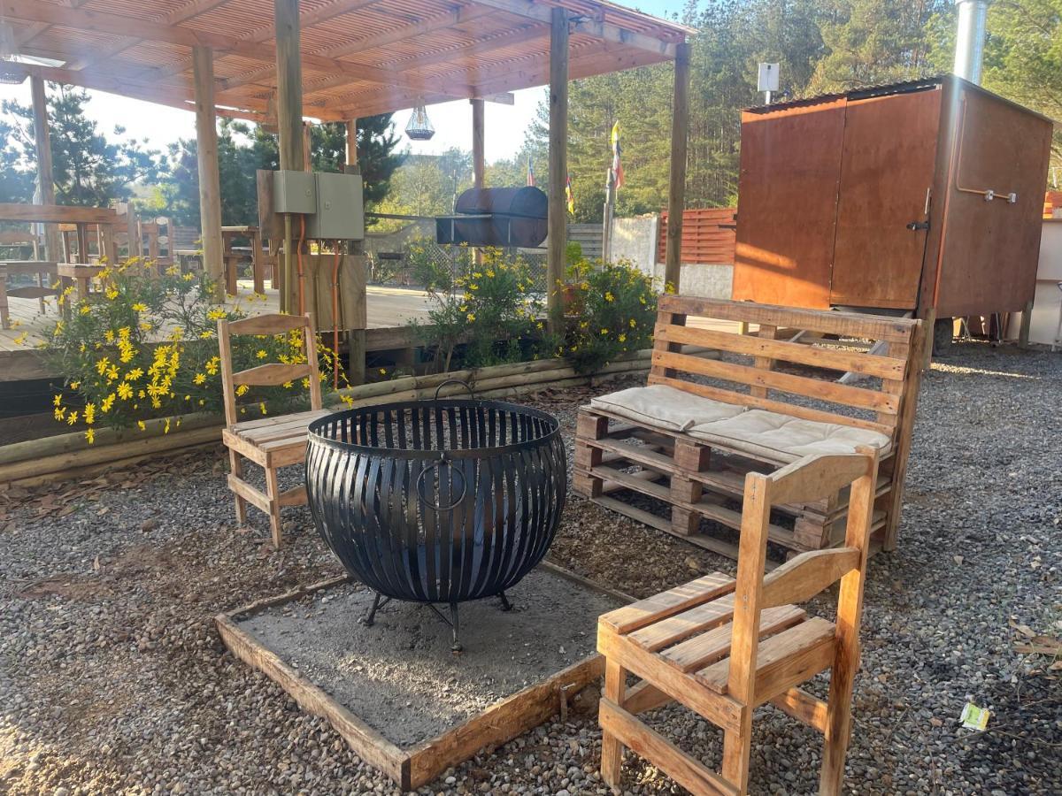 Cabana En Tunquen Con Parrilla, Fogon, Piscina Y Bosque 외부 사진