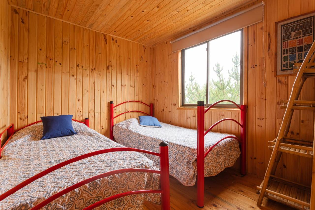 Cabana En Tunquen Con Parrilla, Fogon, Piscina Y Bosque 외부 사진