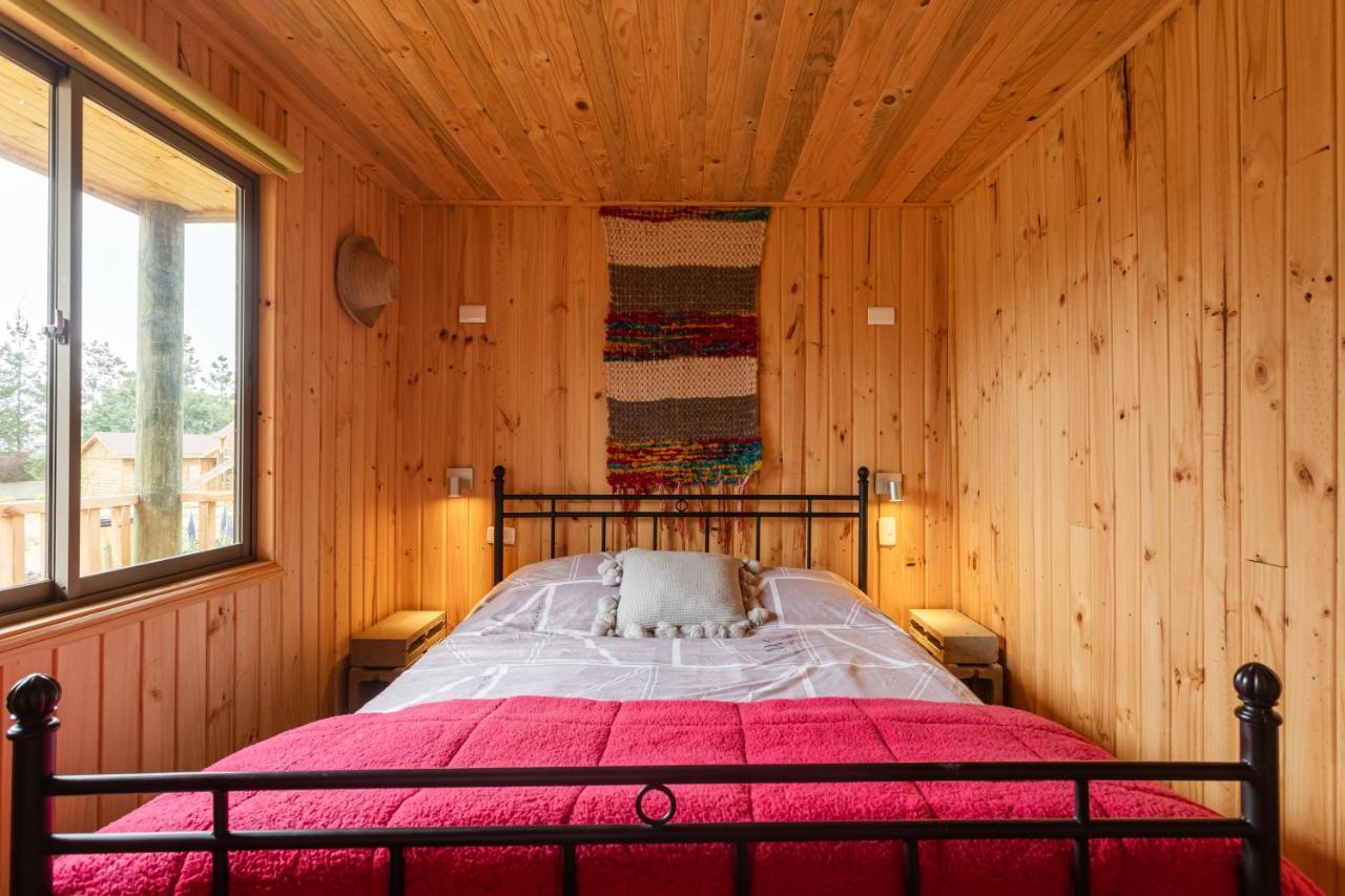 Cabana En Tunquen Con Parrilla, Fogon, Piscina Y Bosque 외부 사진