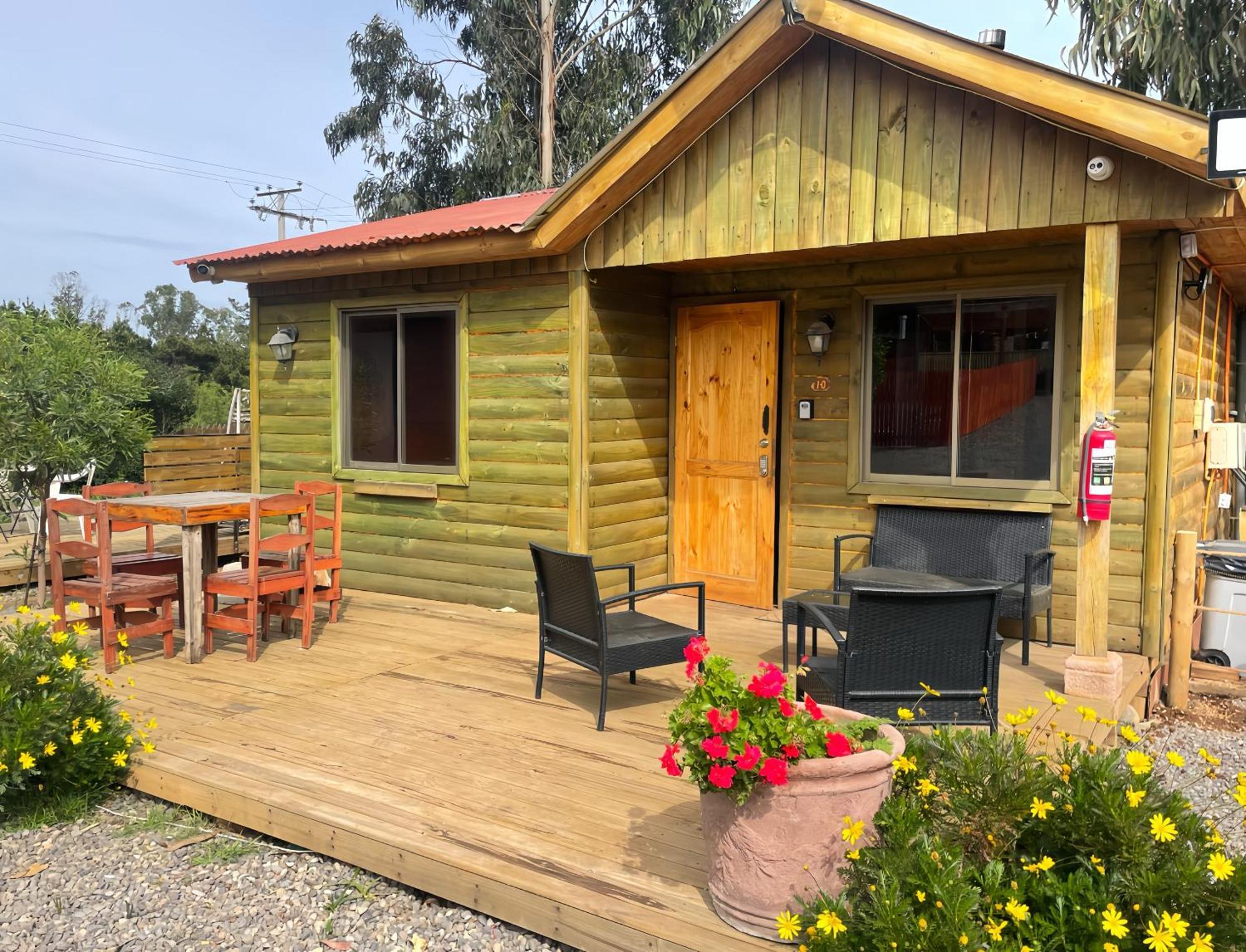 Cabana En Tunquen Con Parrilla, Fogon, Piscina Y Bosque 외부 사진